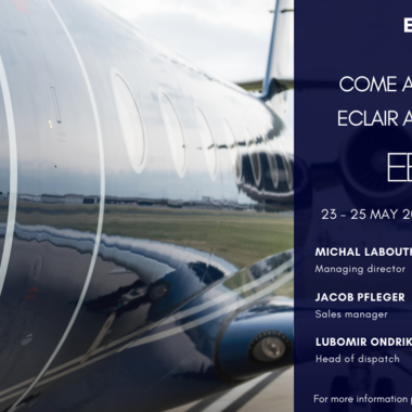 Potkejte se s Eclair Aviation na výstavě EBACE